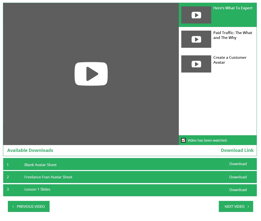 Mono-UI-Video-Course-Detail-View
