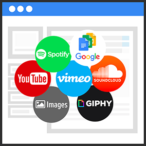 19- Use any Media , eLearnCommerce: The eLearning Platform for WordPress, eLearnCommerce, eLearnCommerce