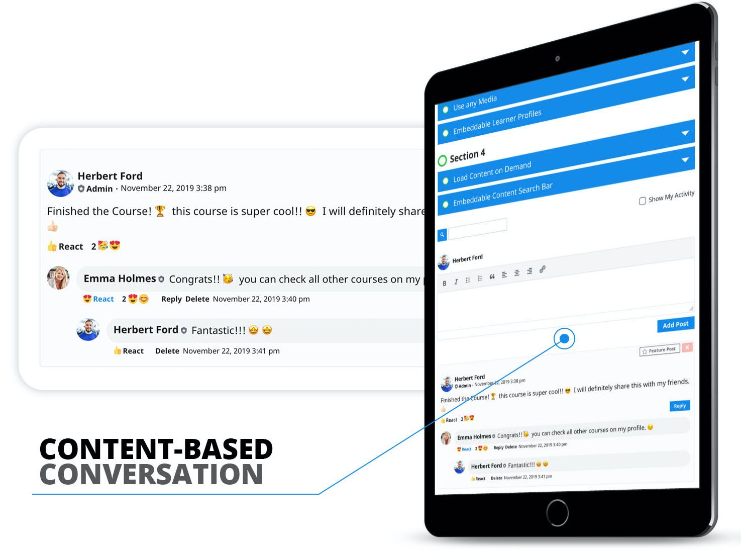 ec conversation image , eLearnCommerce: The eLearning Platform for WordPress, eLearnCommerce, eLearnCommerce