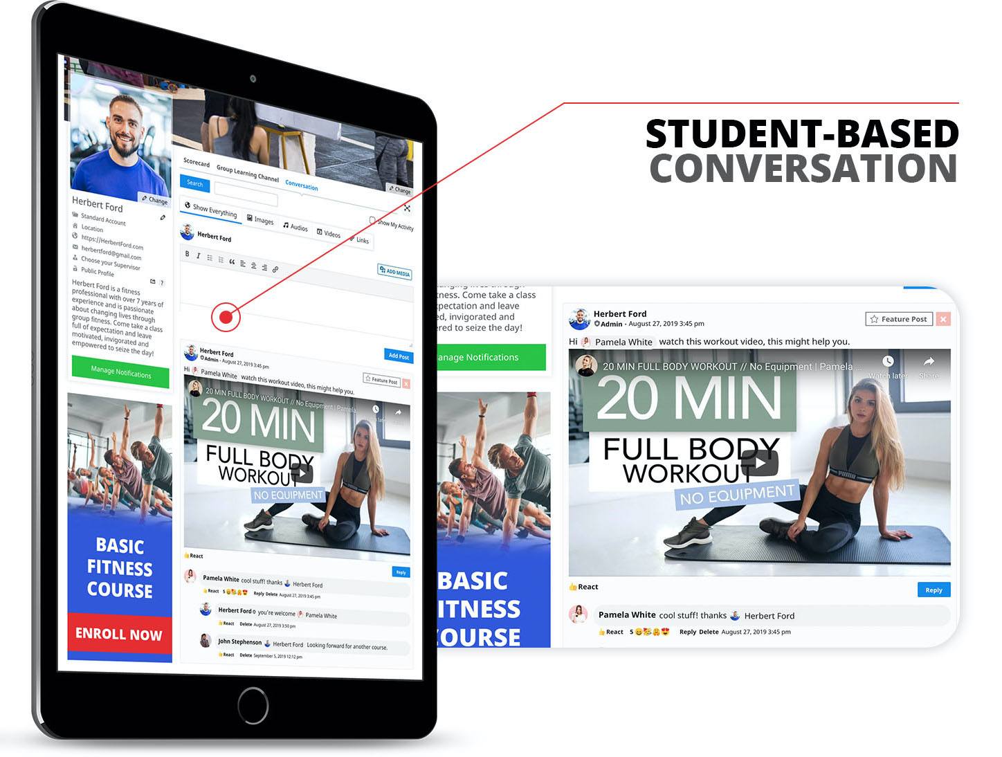 ec conversation image 2 , eLearnCommerce: The eLearning Platform for WordPress, eLearnCommerce, eLearnCommerce