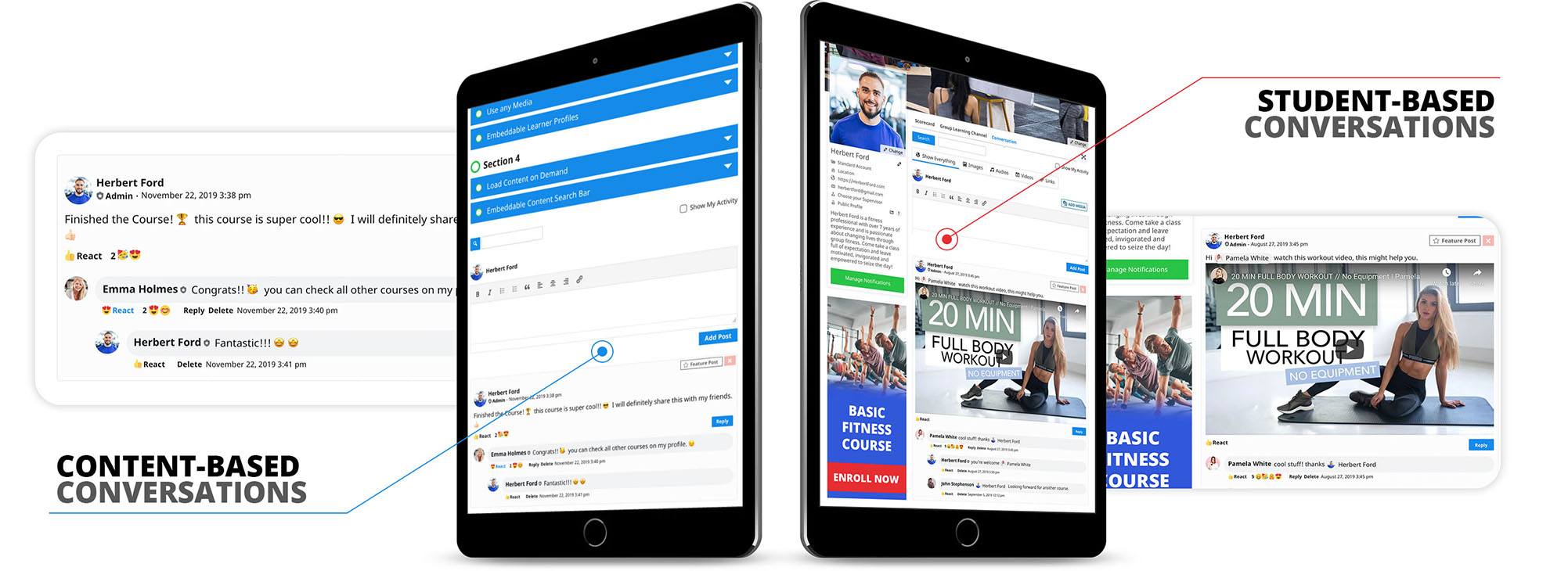 conversation , eLearnCommerce: The eLearning Platform for WordPress, eLearnCommerce, eLearnCommerce